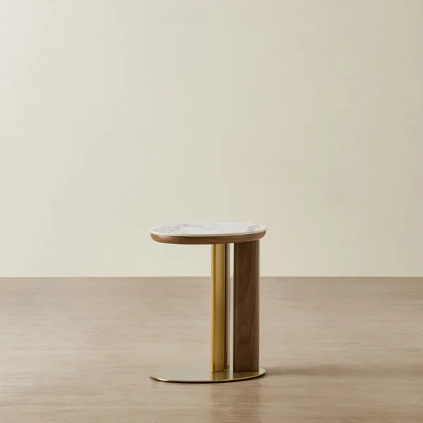 Sir Lionell Gliding White Sintered Stone Bed Accessory