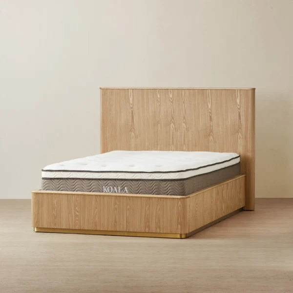 San Pierre Light Brown Ash Double Bed 139x189cm